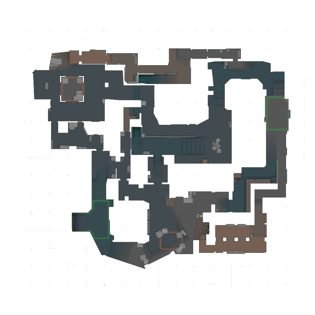 Mirage CS2 map positions